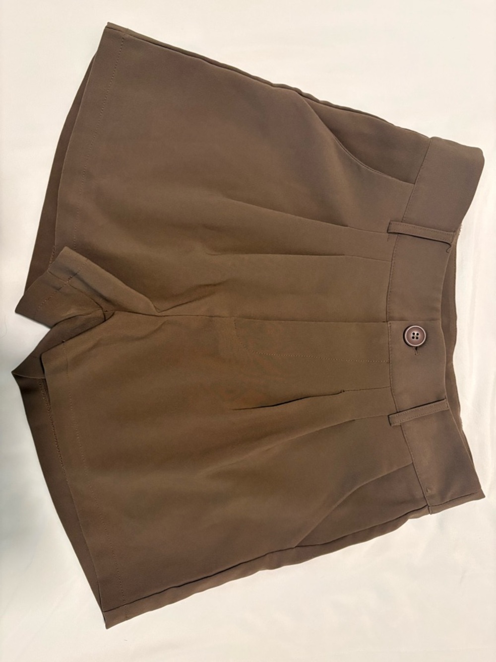SHEIN High-Waist Tailored Brown Women's Shorts Size S - Used